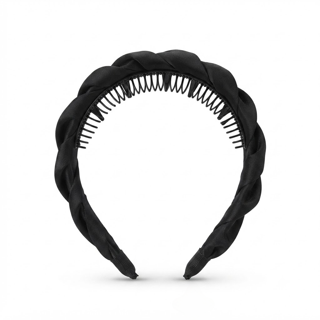 Women's Skull Headband - Premium Satin Hair Band