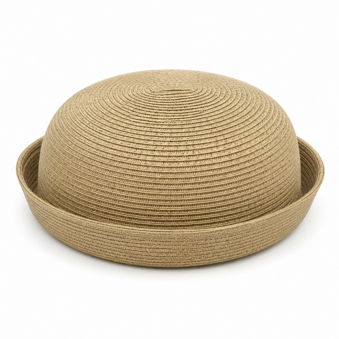 Premium Solid Color Straw Pillbox Hat