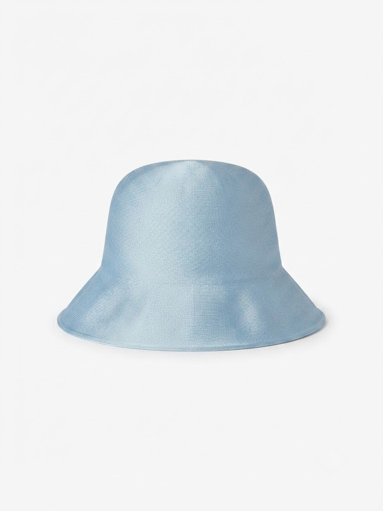 Foldable Silk-Like Bucket Hat for Women