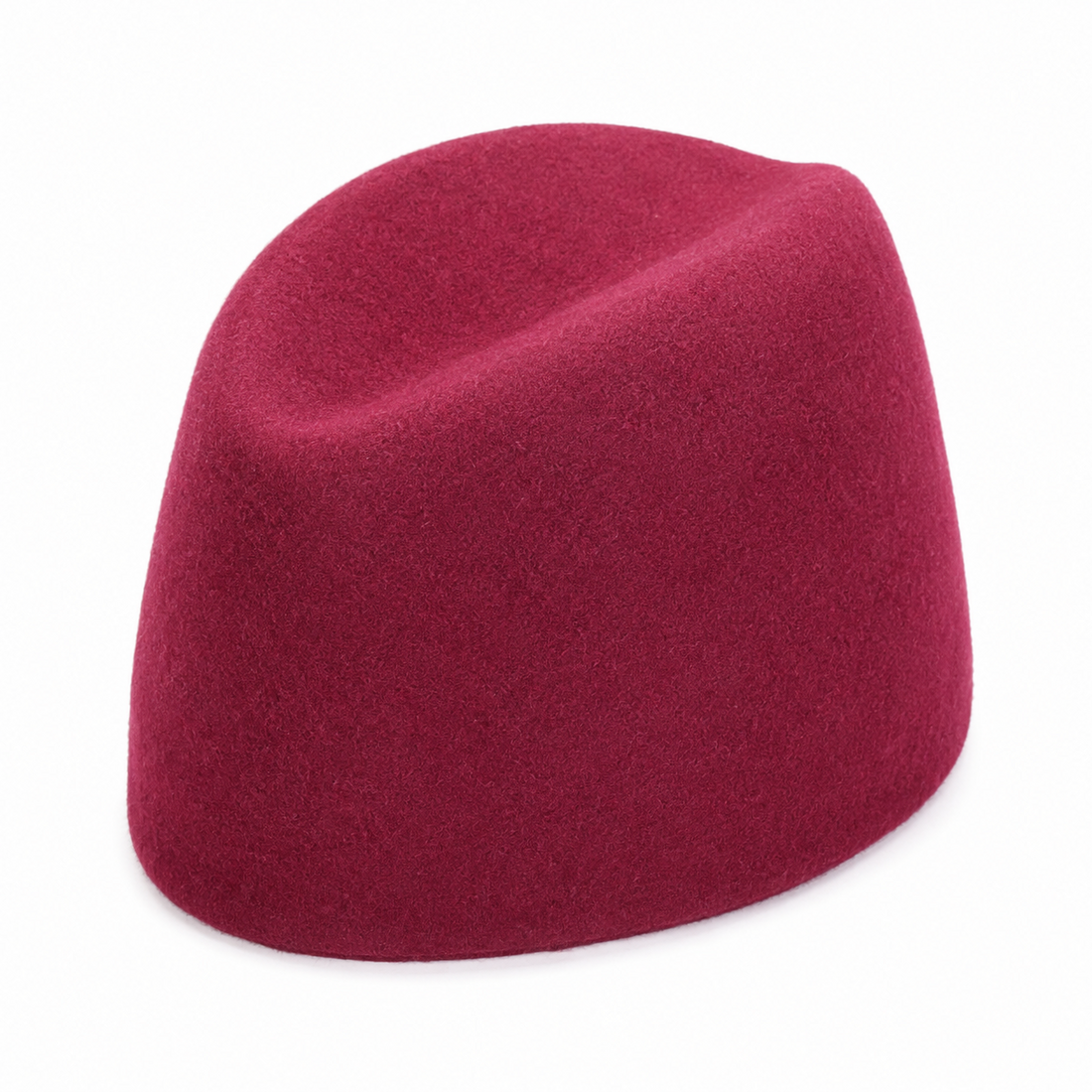 100% Wool Russian-Style Pillbox Hat for Women