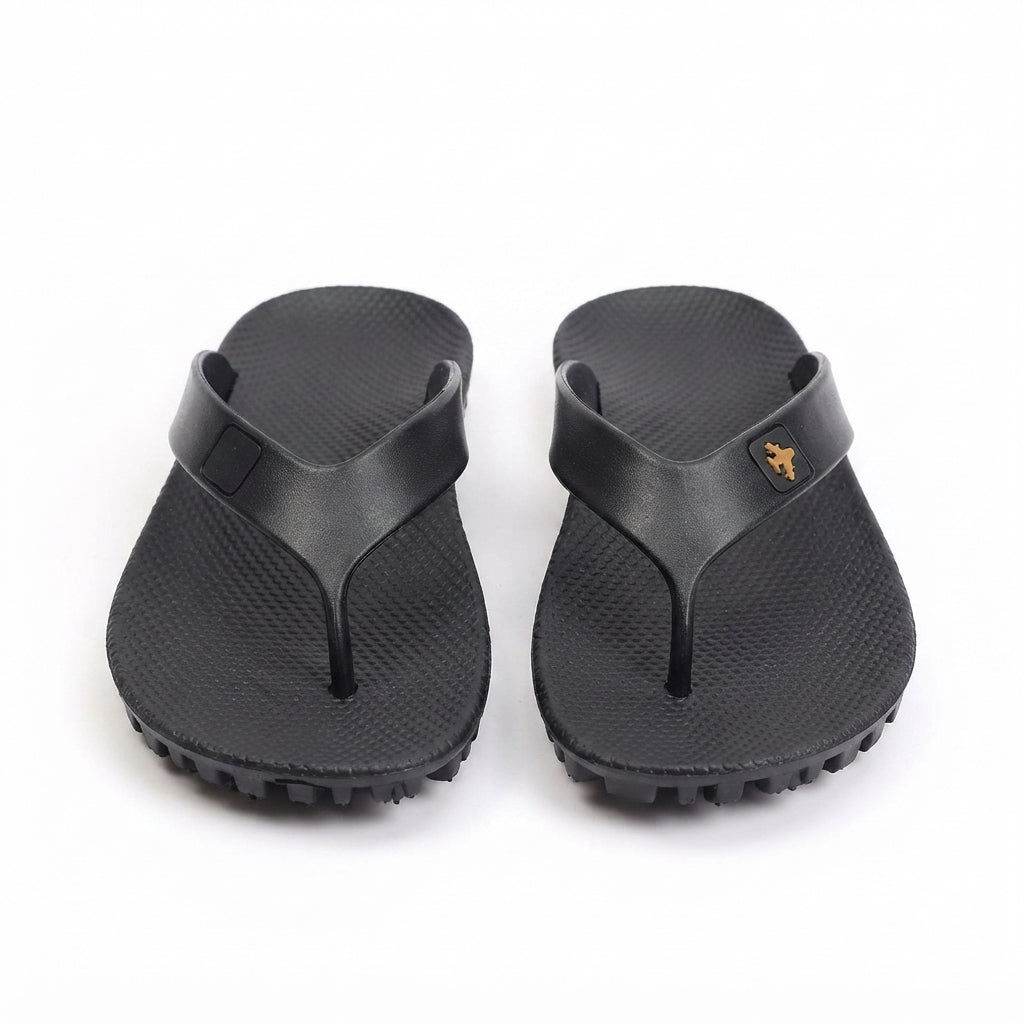 Men's Premium Rubber Flip Flops - Non-Slip Beach Sandals