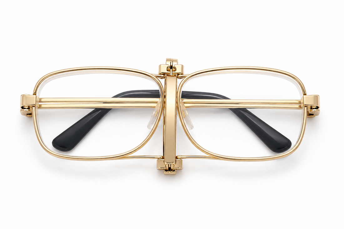 Premium Portable Metal Folding Reading Glasses