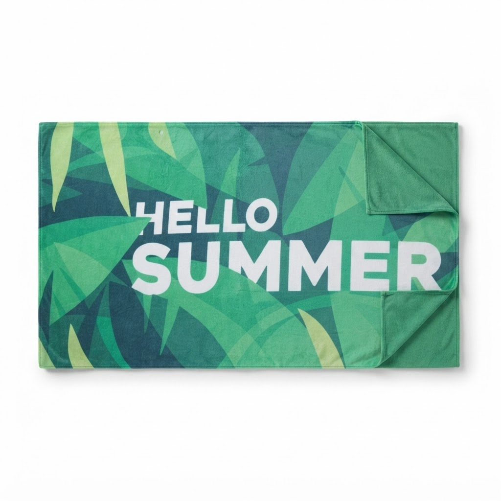 Premium Quick-Dry Double-Sided Velvet Beach Towel
