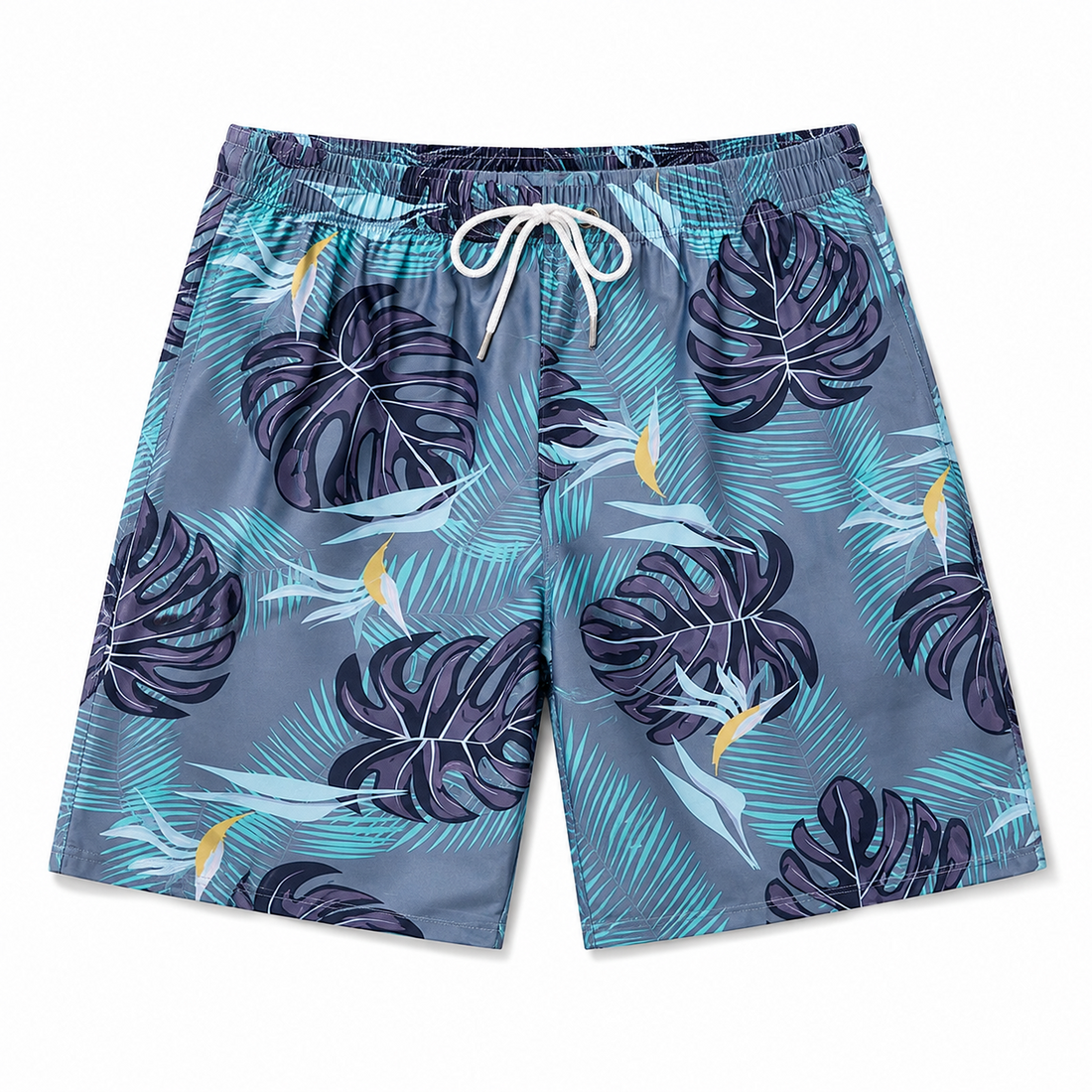 Premium Quick-Dry Printed Men's Swim Trunks