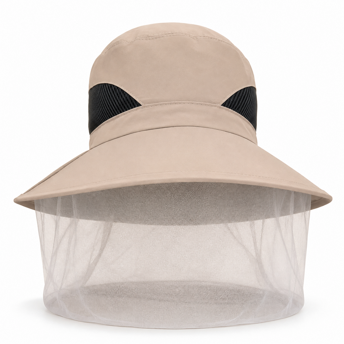 Wide Brim Mosquito Net Sun Hat
