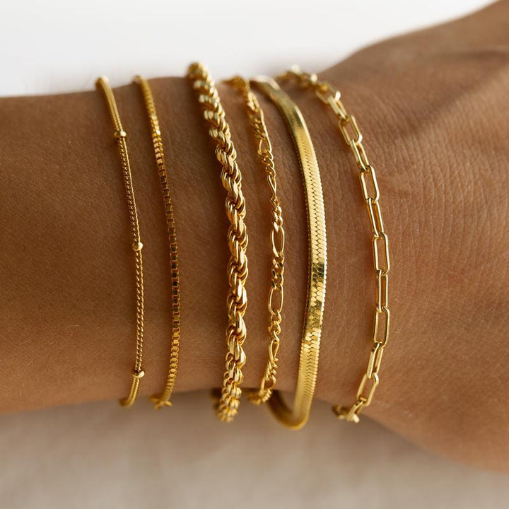Mellowby 6-Chain Stacking Bracelet Set — view 1