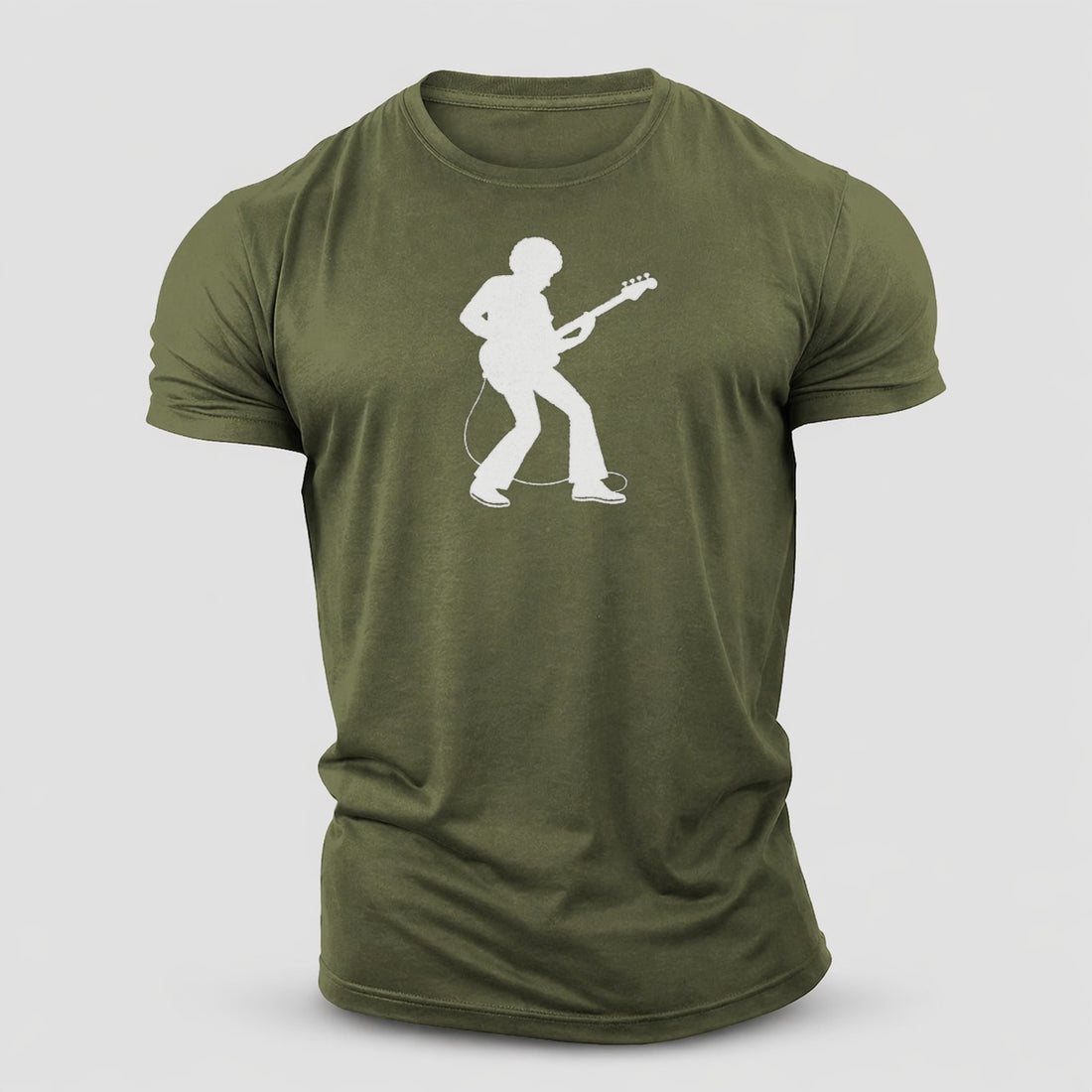 Bass Guitarist Slap Technique Cotton T-Shirt