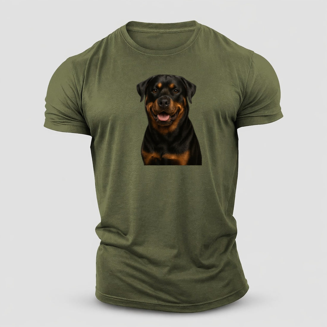 Rottweiler Powerful Guardian Cotton T-Shirt