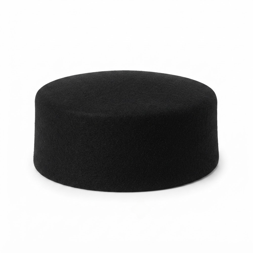 Retro Wool Pillbox Hat - Parisian Retro