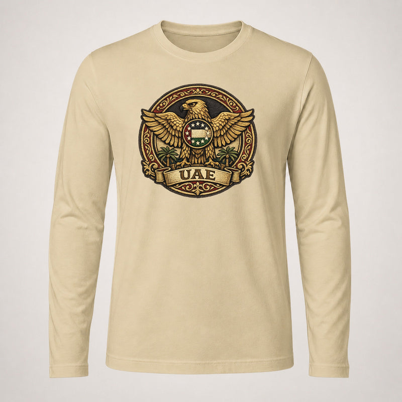 United Arab Emirates Heritage Emblem Long Sleeve T-Shirt