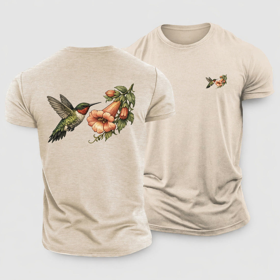 My Signature Subject Hummingbird Suspended Before Cotton T-Shirt