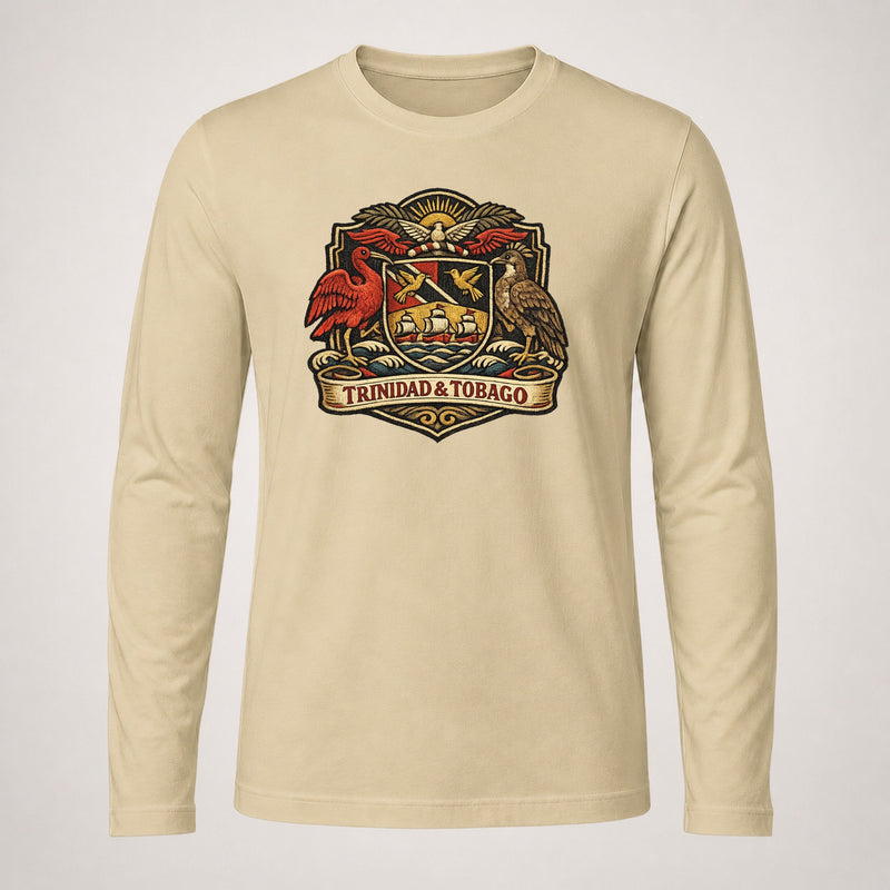 Trinidad & Tobago Heritage Emblem Long Sleeve T-Shirt