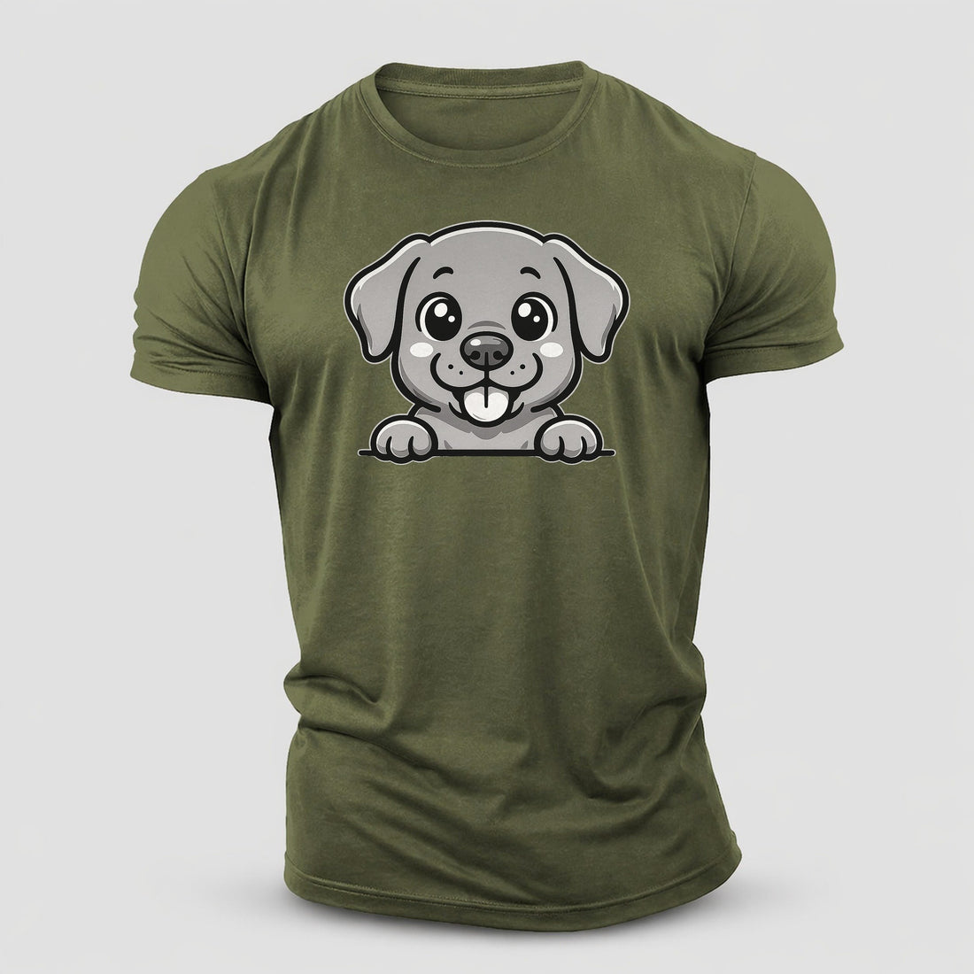 Labrador - Happy Panting Expression Cotton T-Shirt