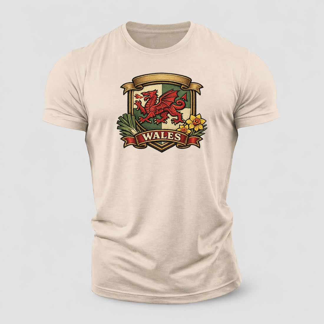 Wales Heritage Emblem Cotton T-Shirt
