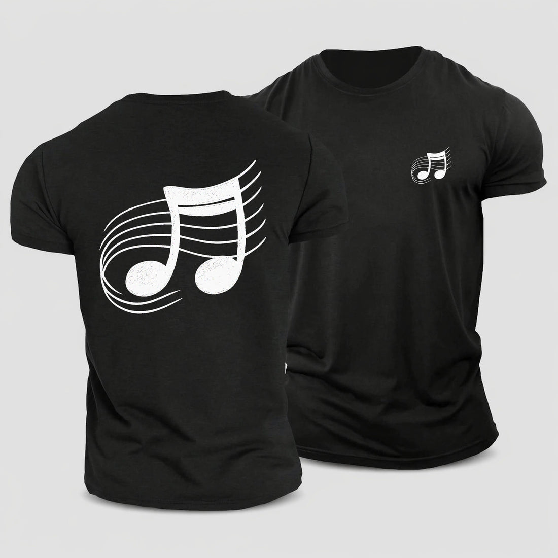 Musical Notes Headwear Cotton T-Shirt
