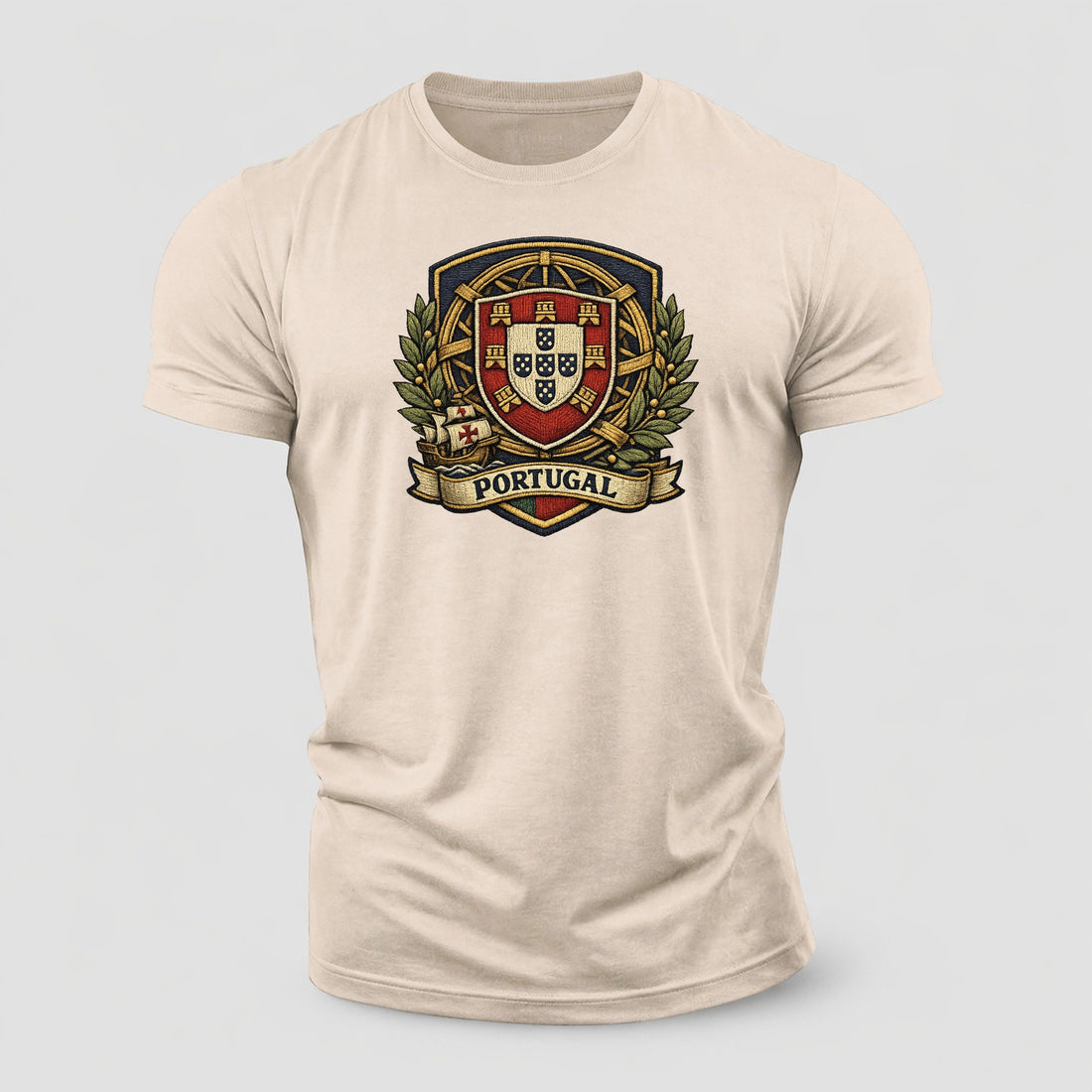 Portugal Heritage Emblem Cotton T-Shirt