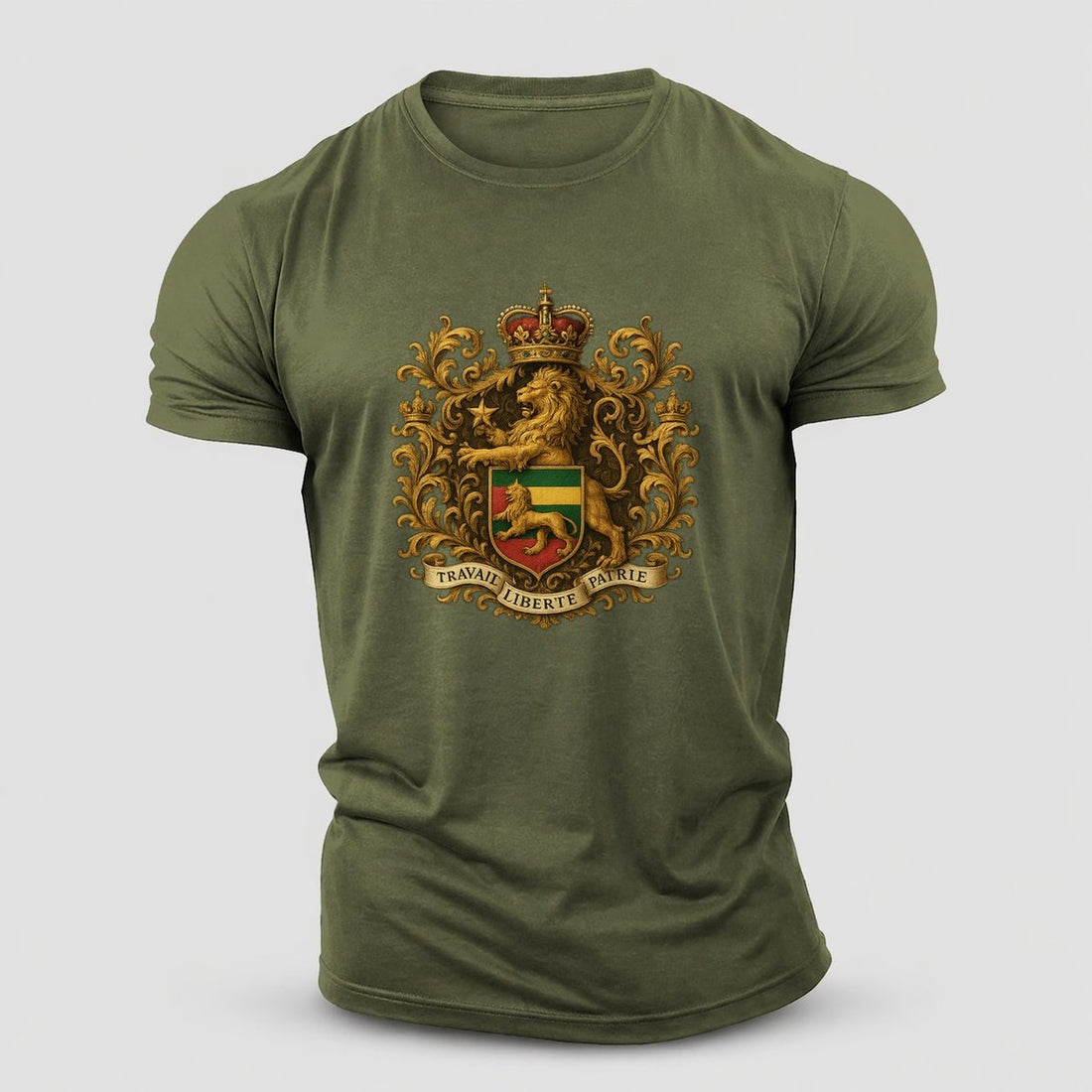 Togo Lion Emblem Cotton T-Shirt