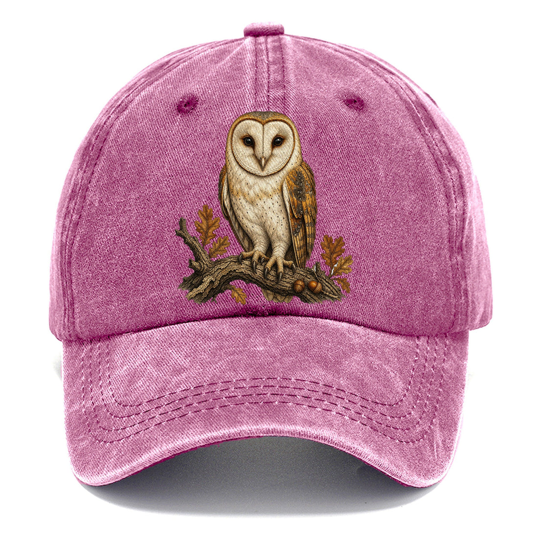 Heart Faced Barn Owl Perched Close Classic Cap