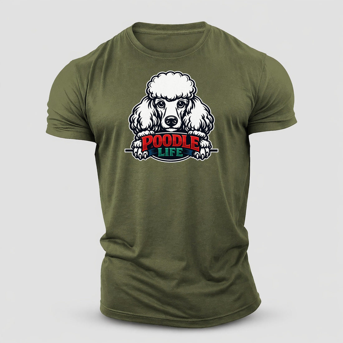 Poodle Elegant Companion Cotton T-Shirt