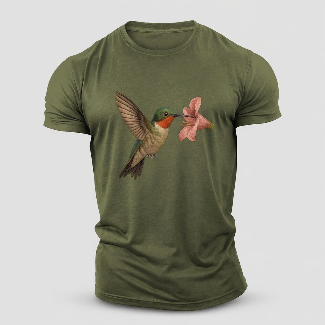 Hummingbird Haven Cotton T-Shirt