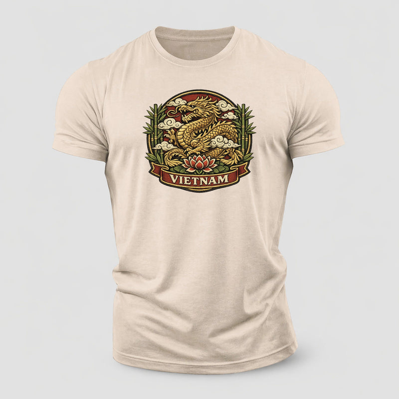 Vietnam Heritage Emblem Cotton T-Shirt