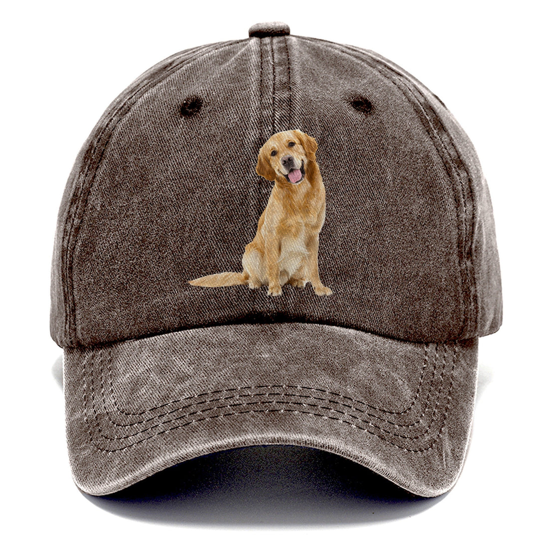 Joyful Golden Retriever With A Radiant Smile Classic Cap