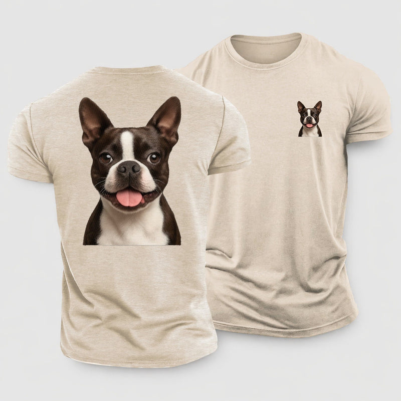 Boston Terrier: Dapper & Devoted Companion Cotton T-Shirt