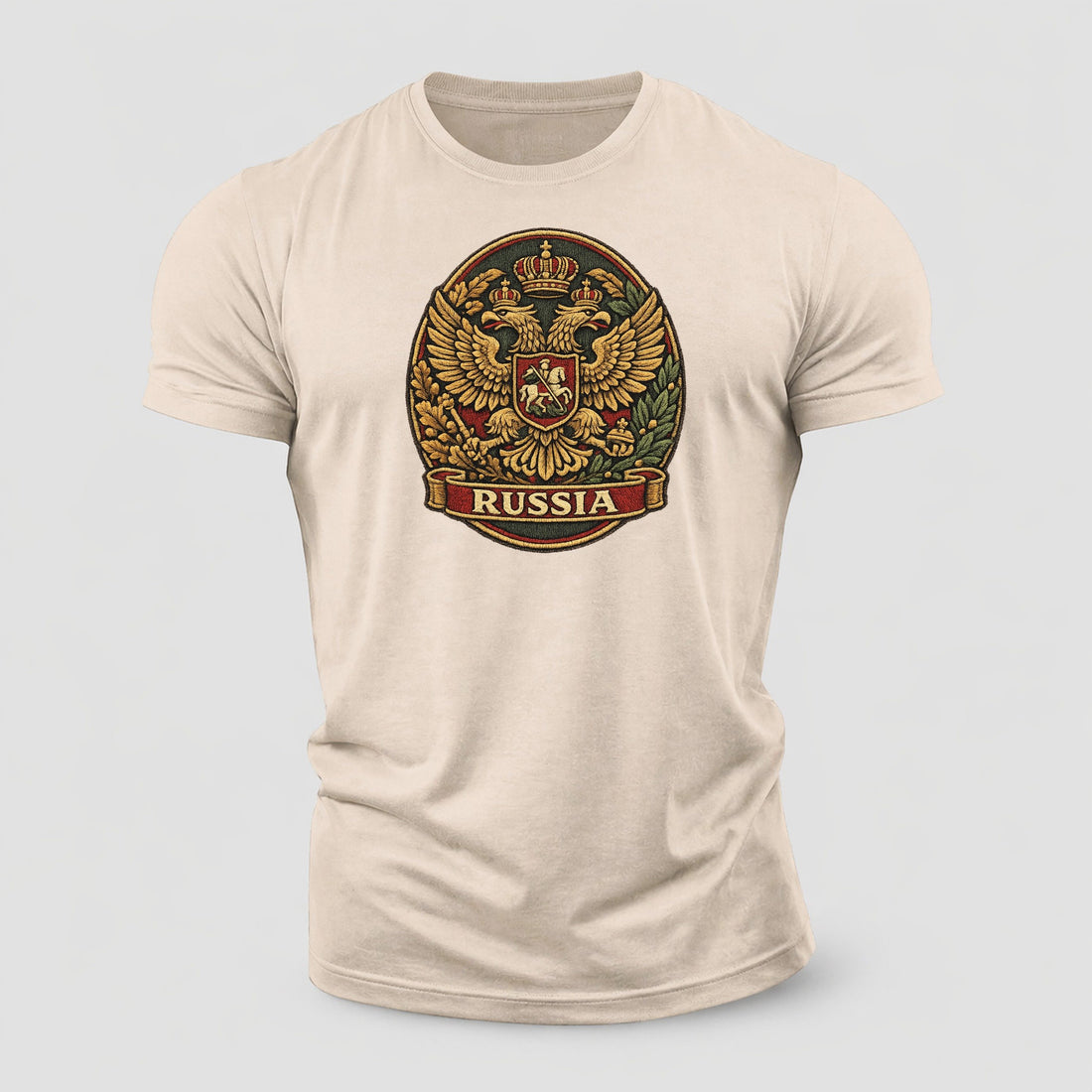 Russia Heritage Emblem Cotton T-Shirt