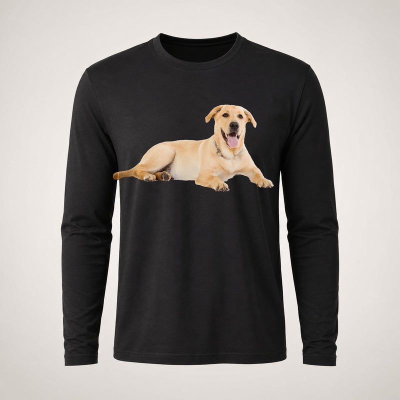Labrador Laying Down Long Sleeve T-Shirt
