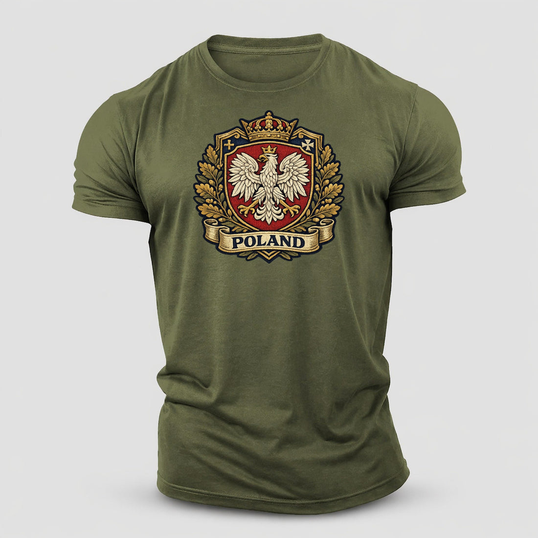Poland Heritage Emblem Cotton T-Shirt