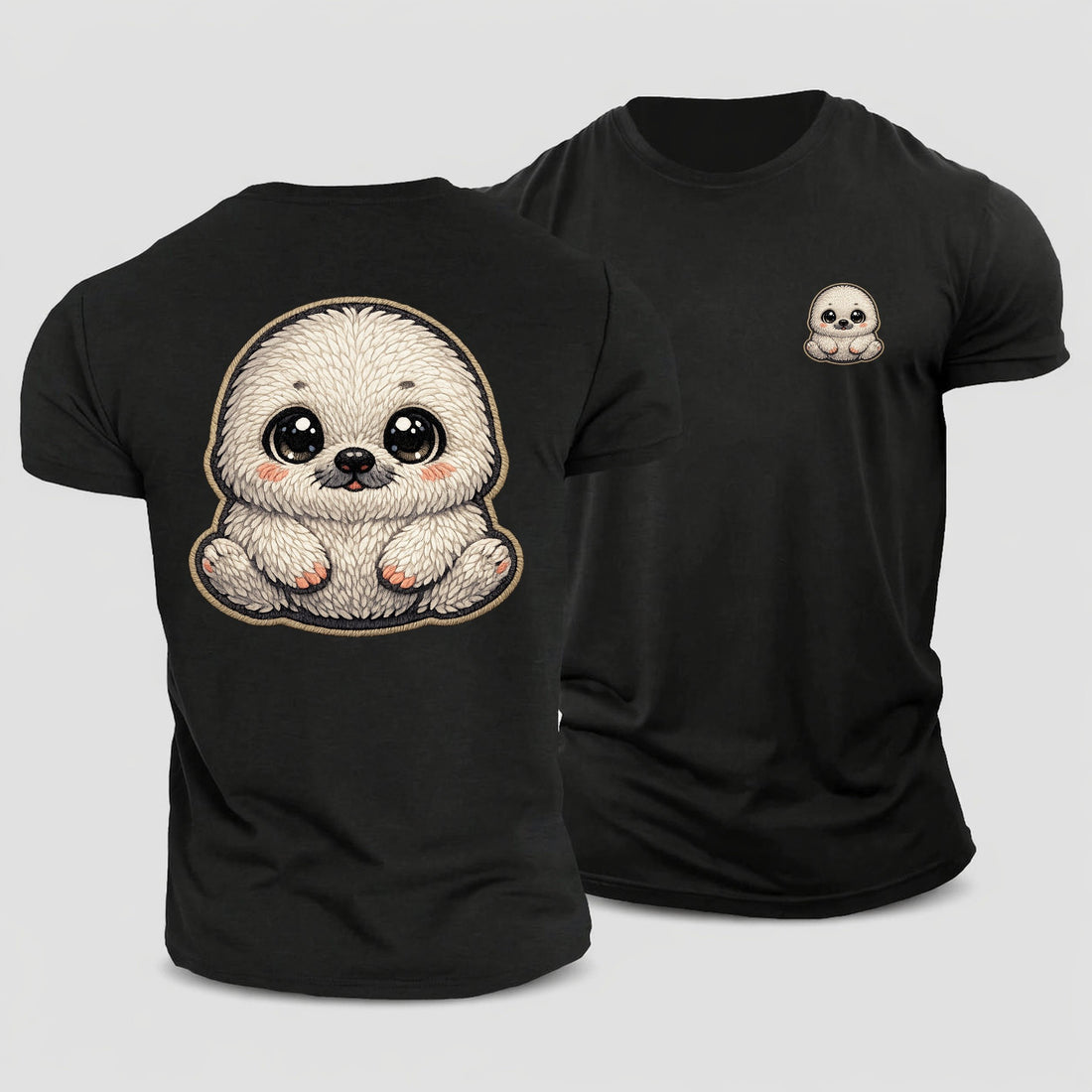 Baby Harp Seal Pup Cotton T-Shirt