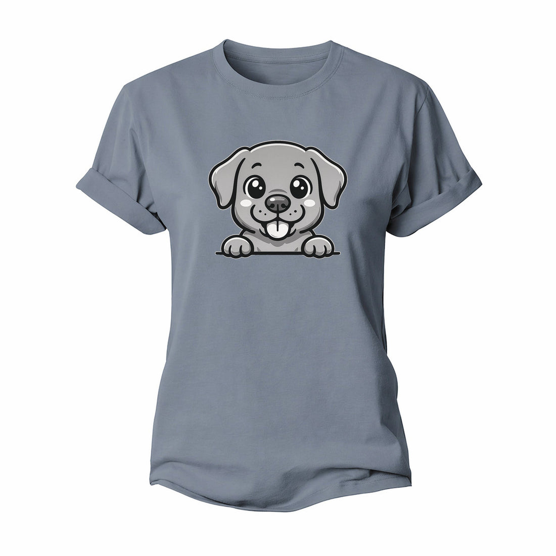 Labrador - Happy Panting Expression Cotton T-Shirt