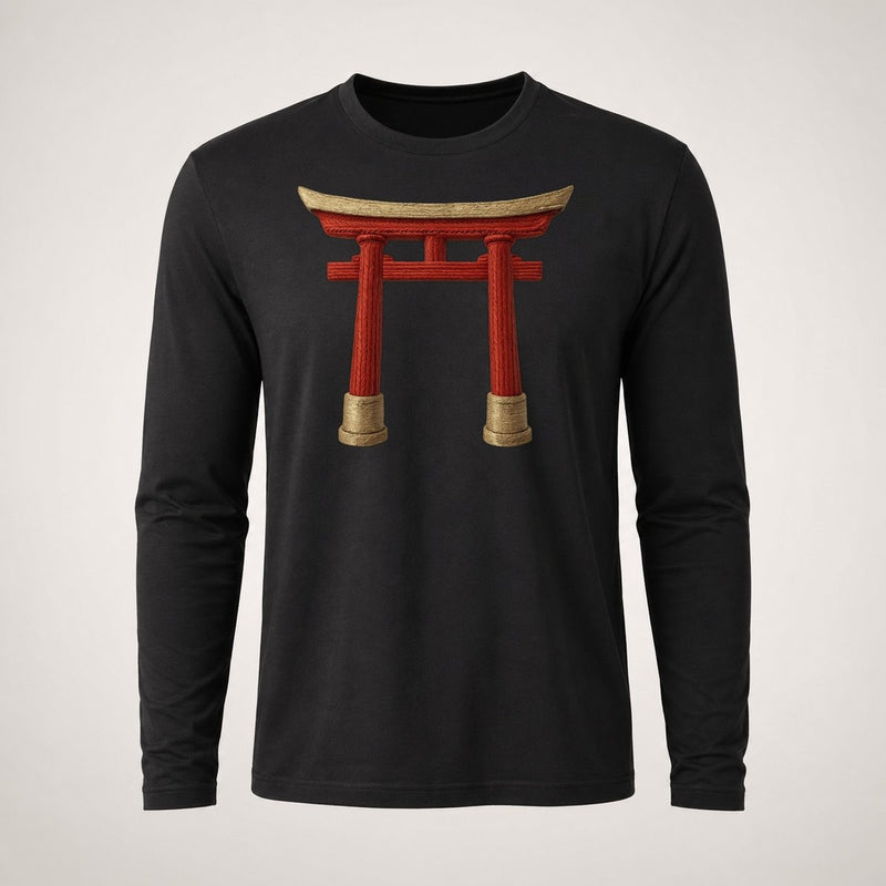 Japanese Torii Gate Long Sleeve T-Shirt
