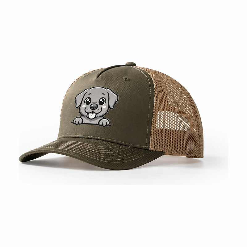 Labrador Happy Panting Expression Trucker Hat
