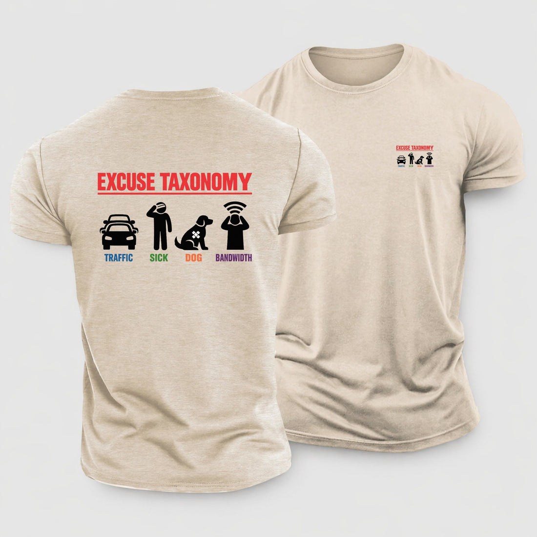 Excuse Taxonomy Cotton T Shirt