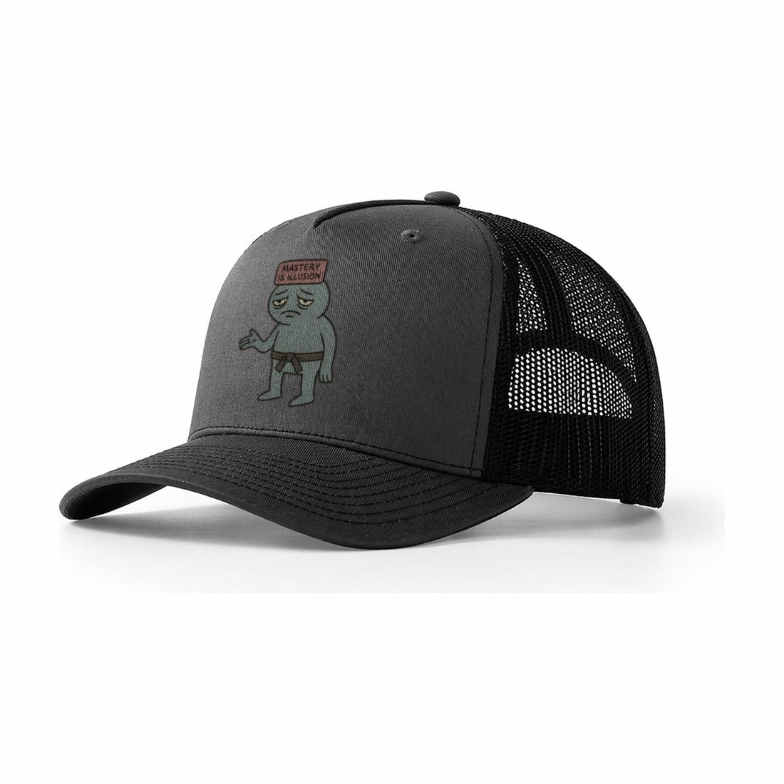 Black Pug Charming Companion Trucker Hat