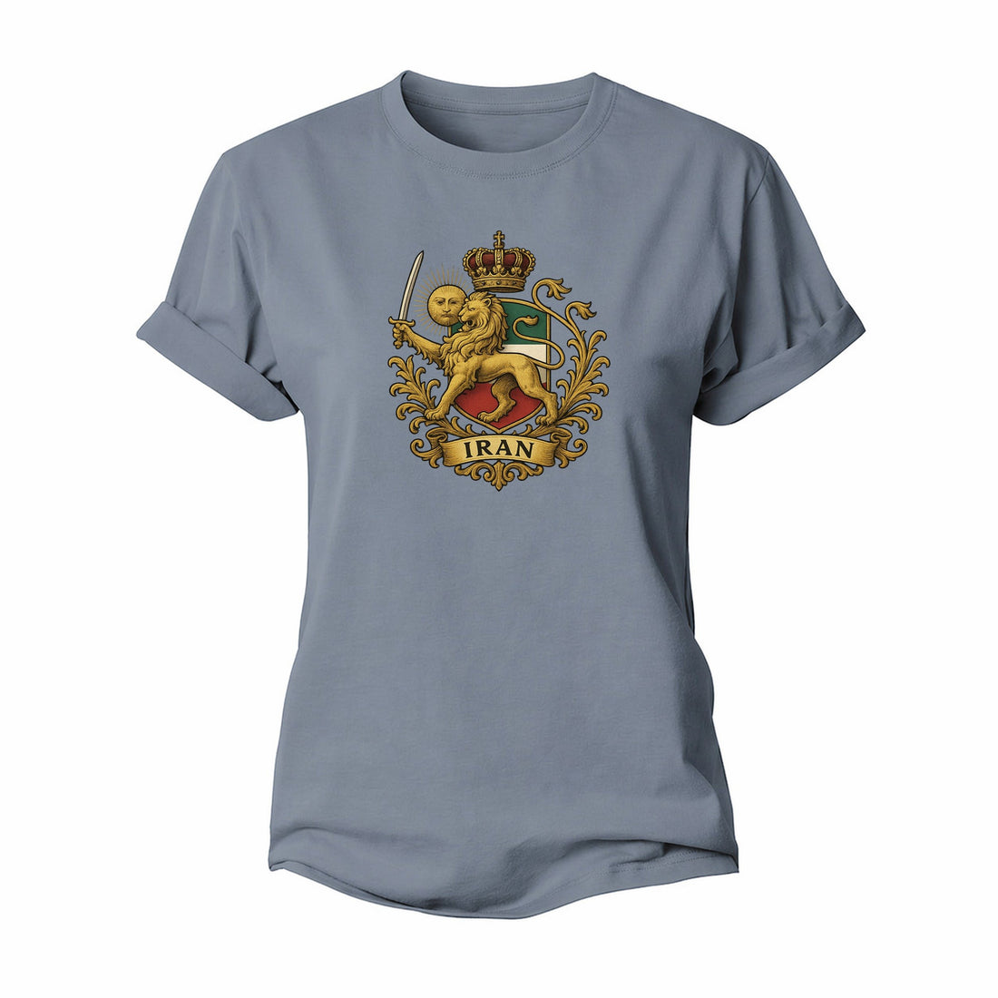Royal Iran Coat Of Arms Women's Cotton T-Shirt