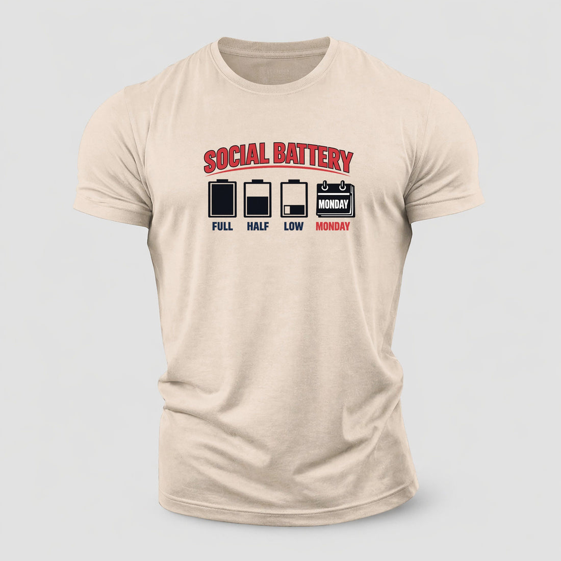 Social Battery Cotton T-Shirt