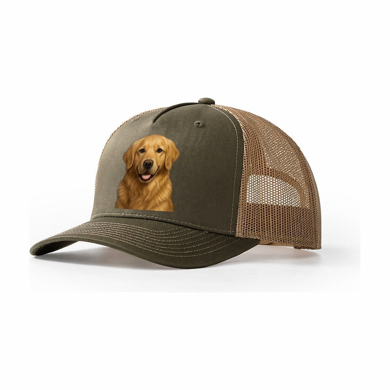 Golden Retriever Portrait Trucker Hat