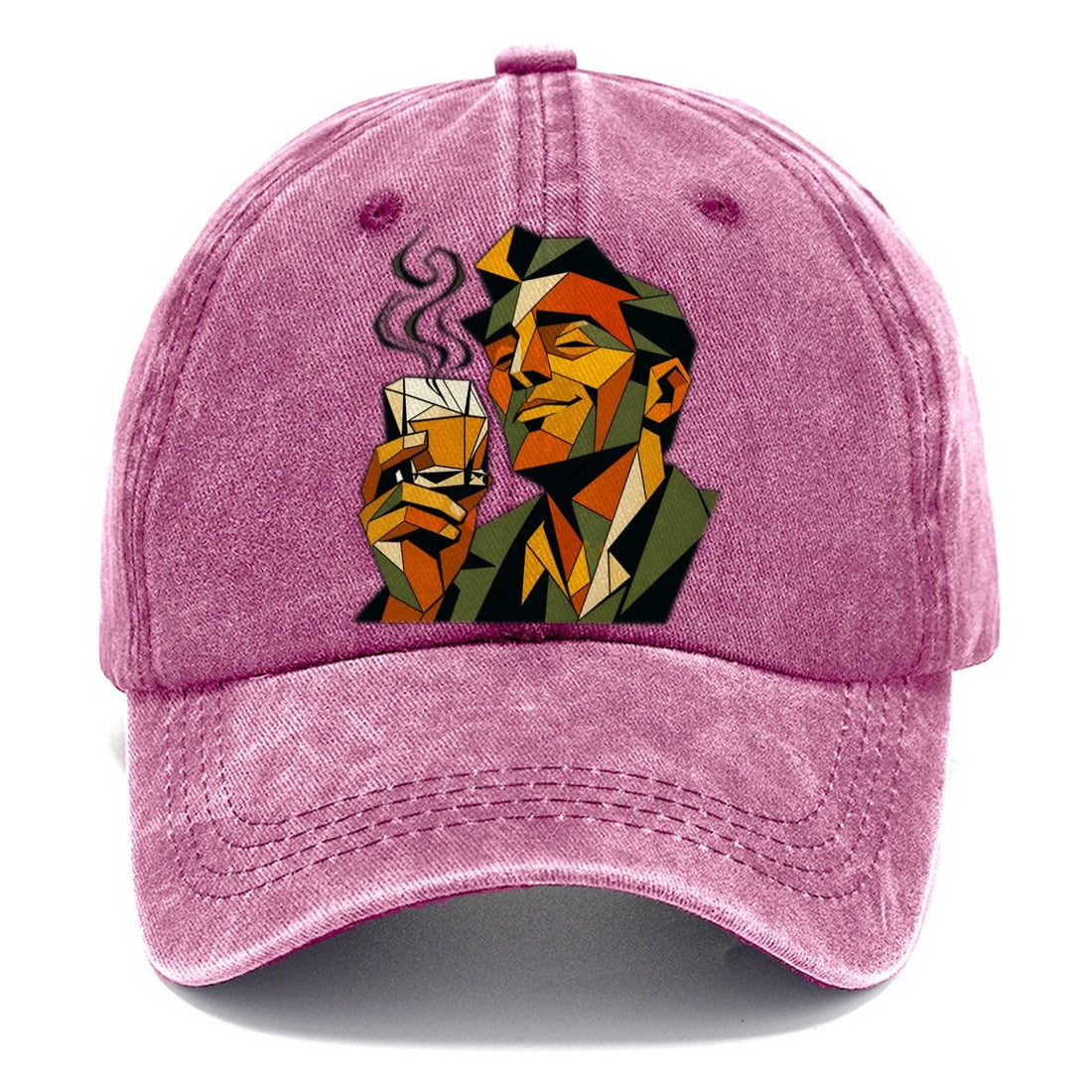Cubist Whiskey Portrait Classic Cap