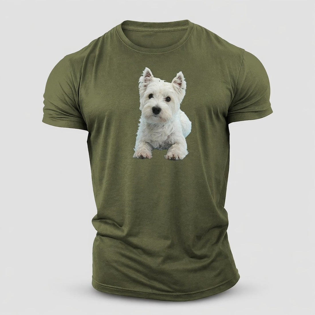 West Highland White Terrier Dog Cotton T-Shirt