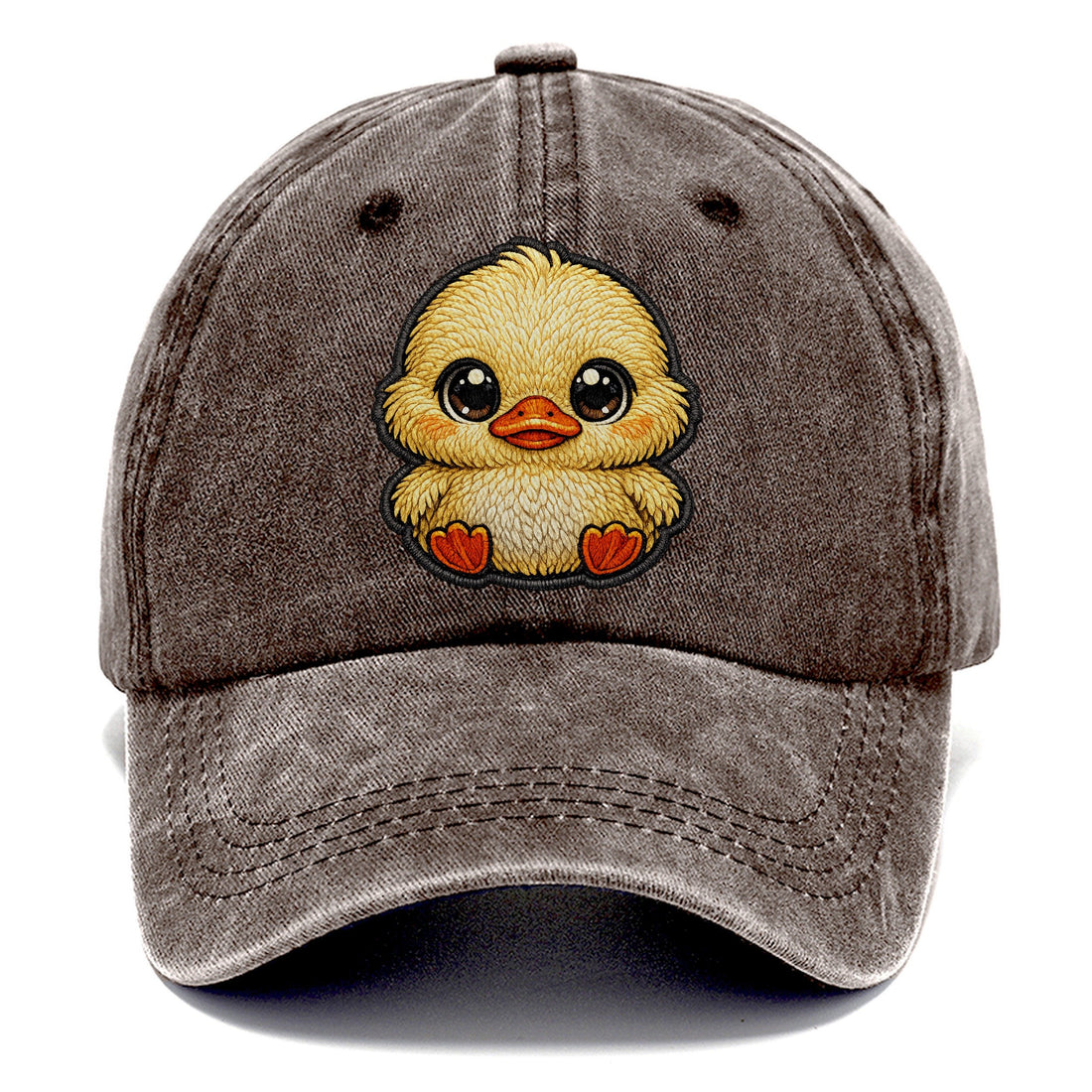 Baby Duckling Plush Embroidered Keepsake Patch Classic Cap