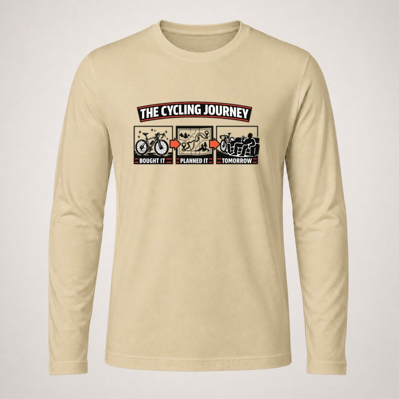 The Cycling Journey Long Sleeve T Shirt