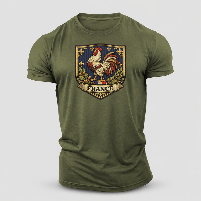 France Heritage Emblem Cotton T-Shirt