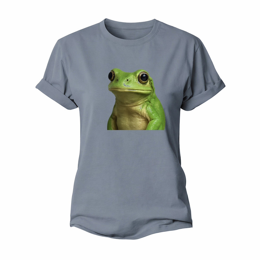 Frog Portrait Design Women's Cotton T-Shirt