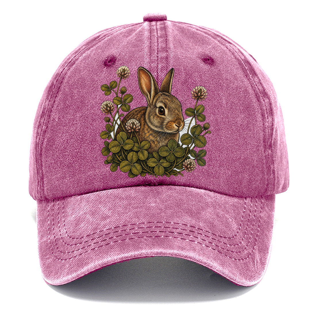 Cottontail Threaded Through Clover Hair Buff Classic Cap