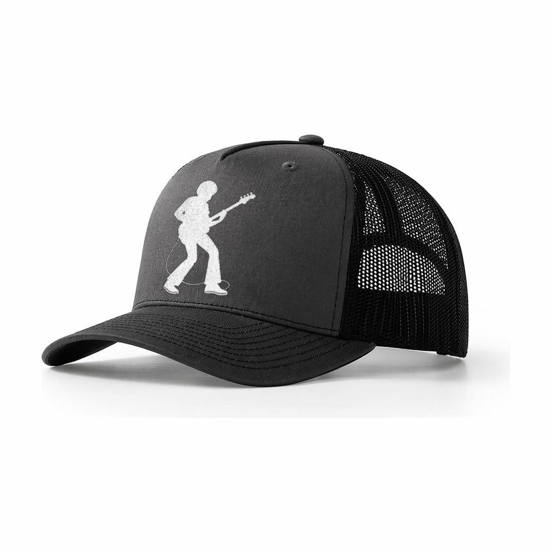 Bass Guitarist Slap Technique Trucker Hat