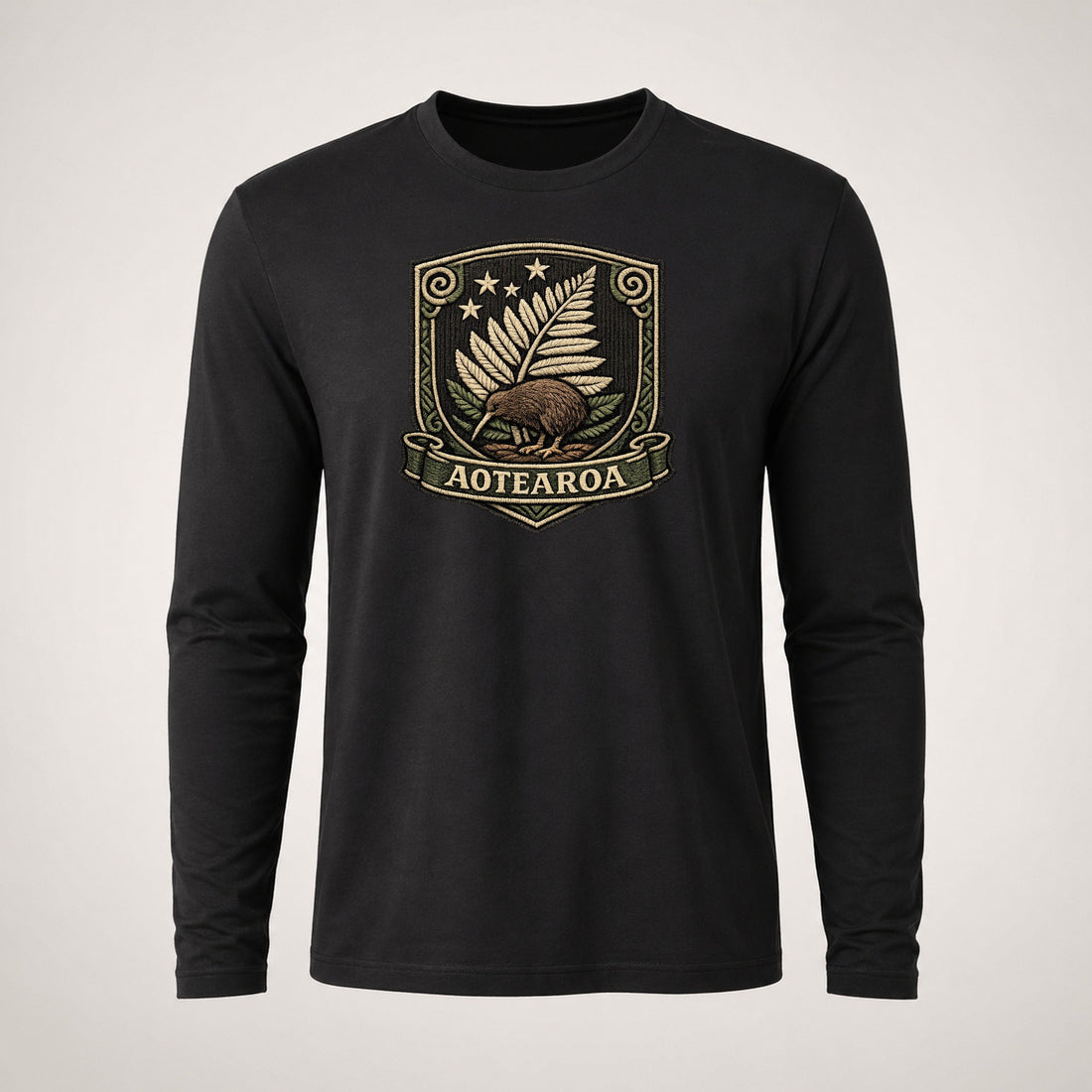 New Zealand Heritage Emblem Long Sleeve T-Shirt