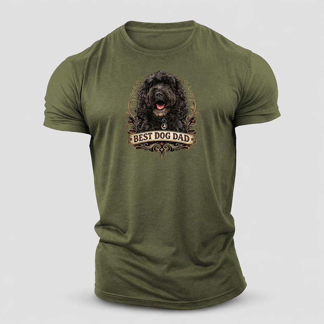 Black Cockapoo Cotton T-Shirt