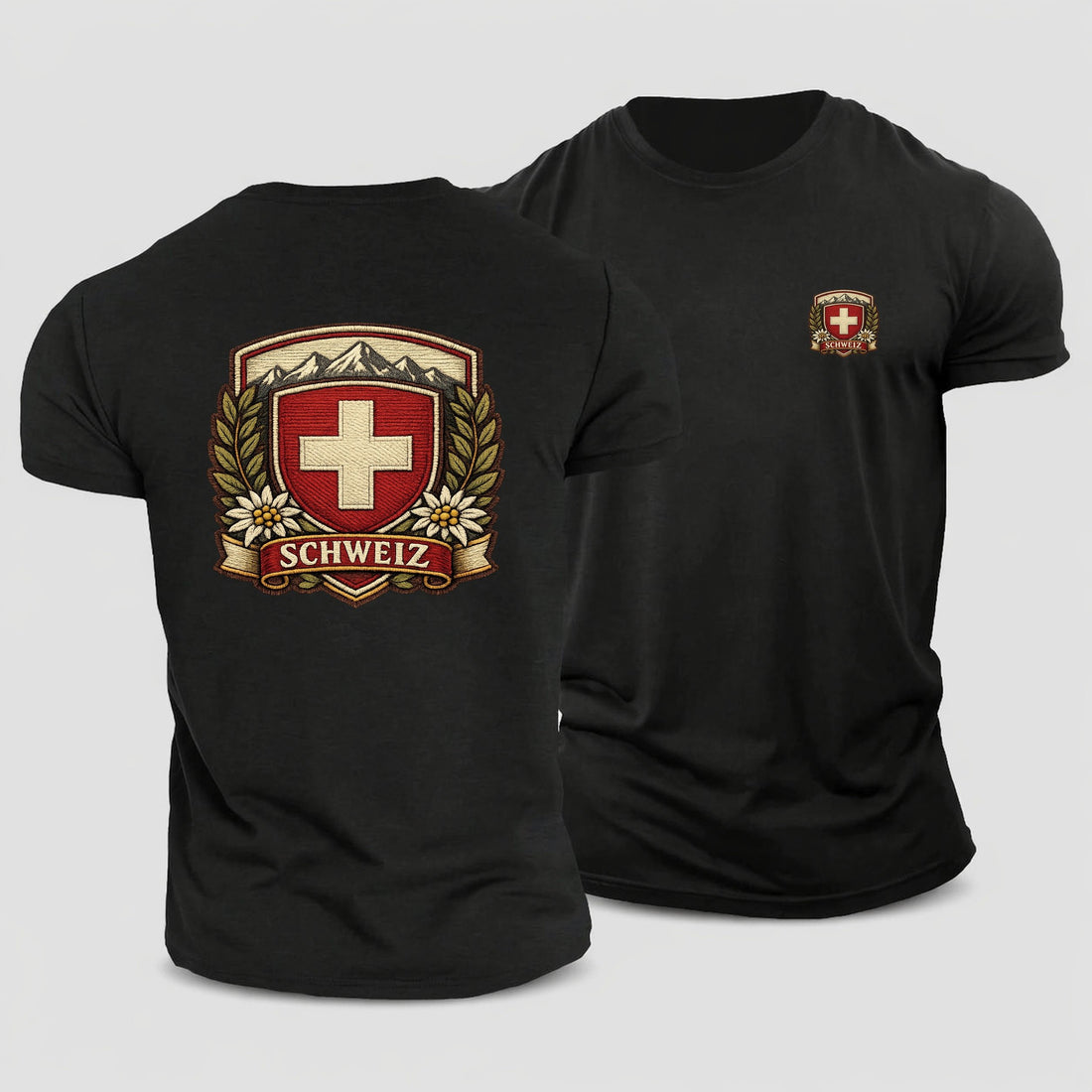 Switzerland Heritage Emblem Cotton T-Shirt
